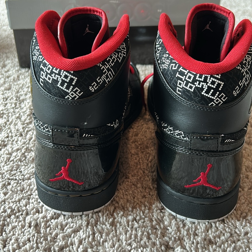 Air Jordan 1 Retro High HOF Hall of Game Black Red - Picture 5 of 6